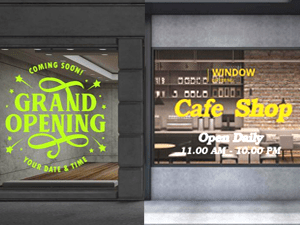 Window Vinyl Lettering